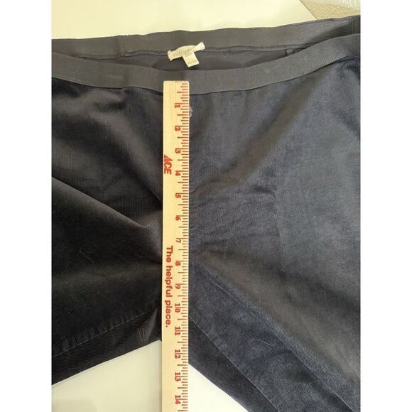 Eileen Fisher Organic Corduroy Jeggings Women's XL Black Stretch Skinny Ankle - Picture 9 of 9